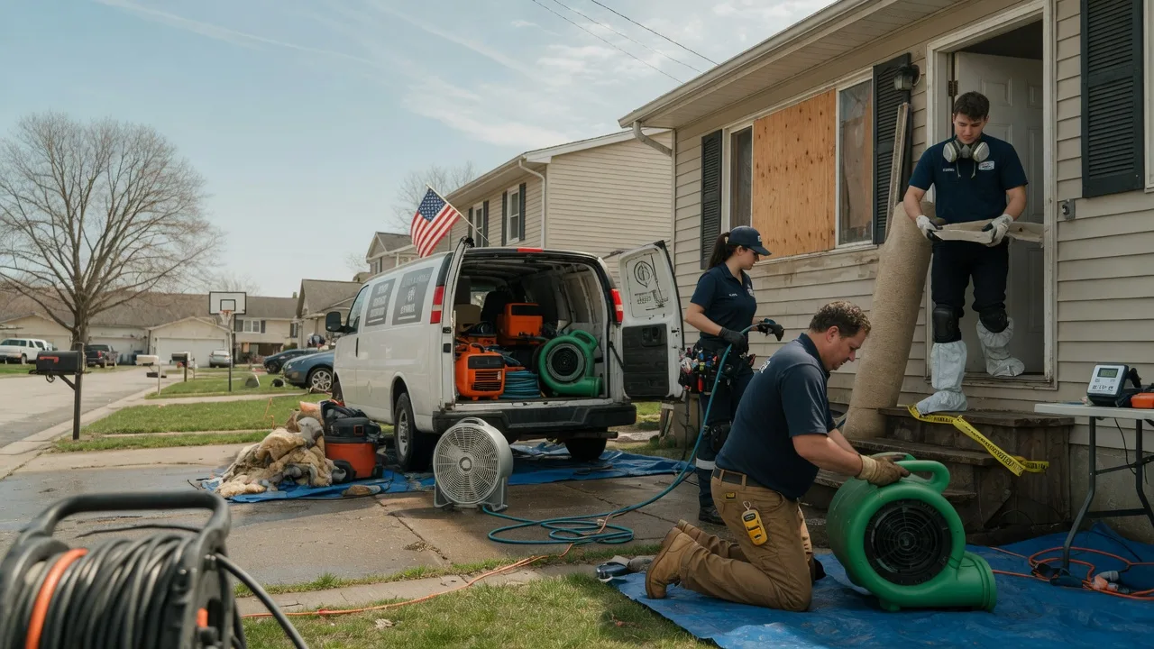 Water Damage Restoration in Frazeysburg, OH near me